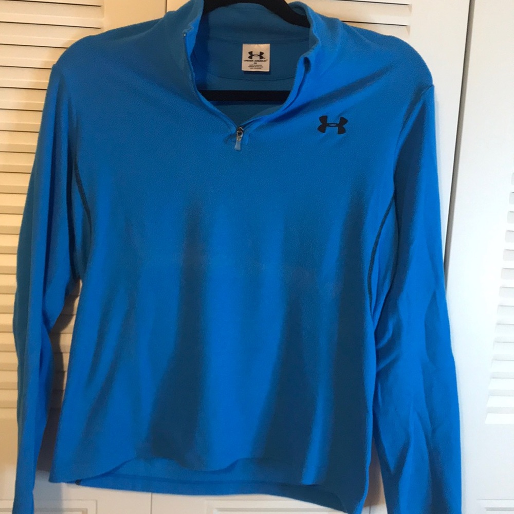 Bright Blue Under Armour Cozy Fleece Quarter Zip